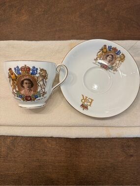 Queen Elizabeth Coronation Tea Cup and Saucer